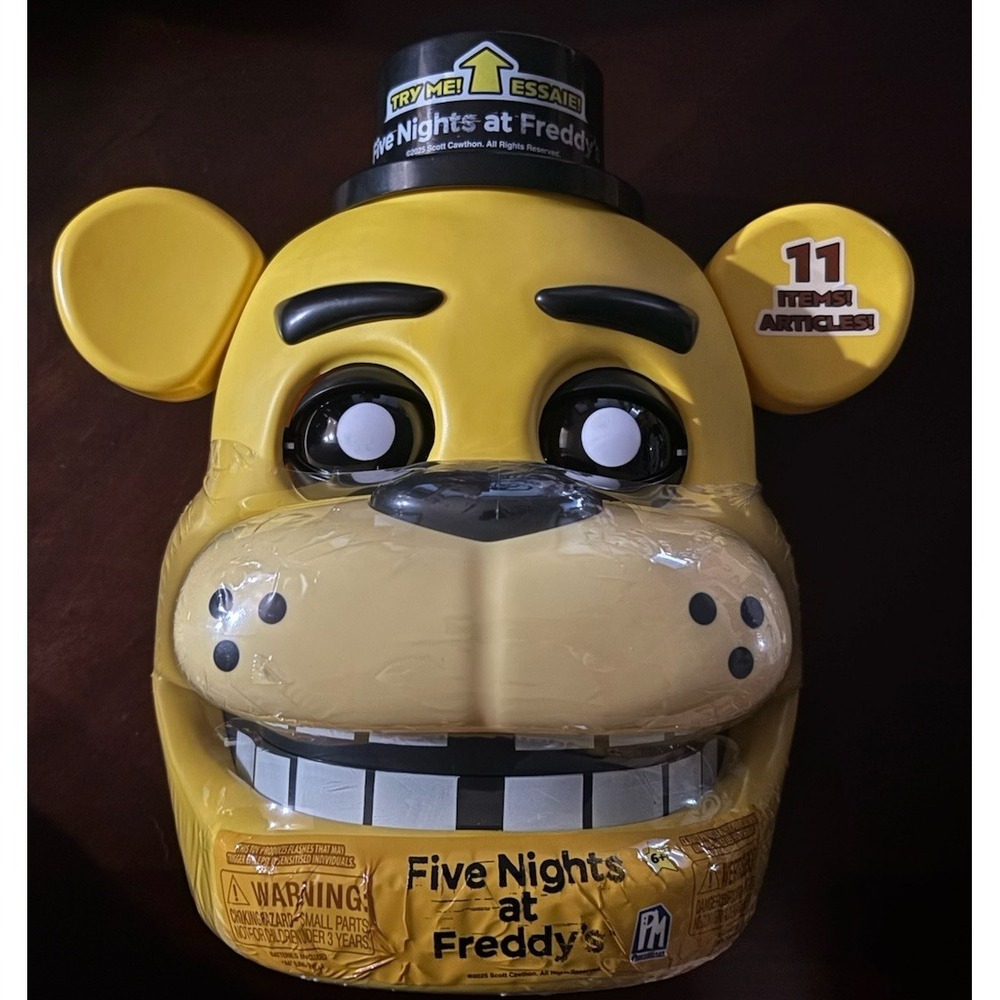 Five Nights at Freddy's Golden Collector Bundle Head TARGET Exclusive FNAF Gold